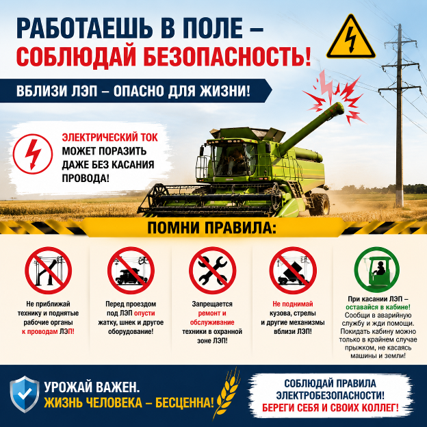 Уборка урожая без риска
